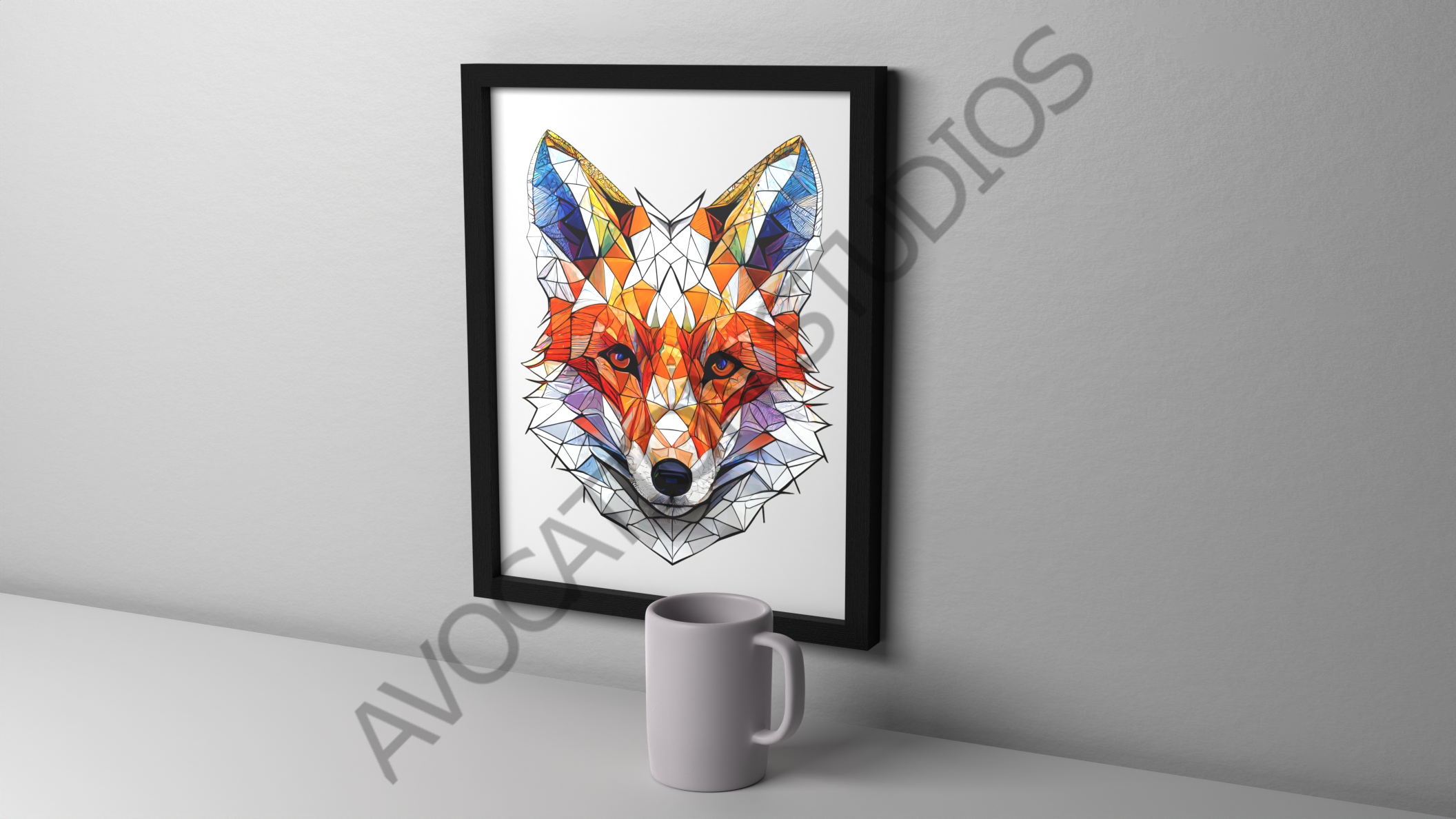 The Colourful Mr Fox wall art